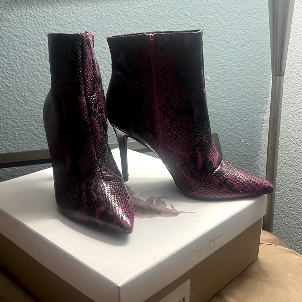 snakeskin boots